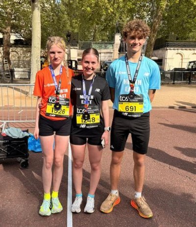 Morpeth Harriers At The Mini Marathon
